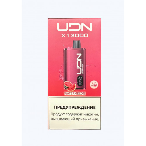 Электронная сигарета UDN BAR X 13000 Арбуз